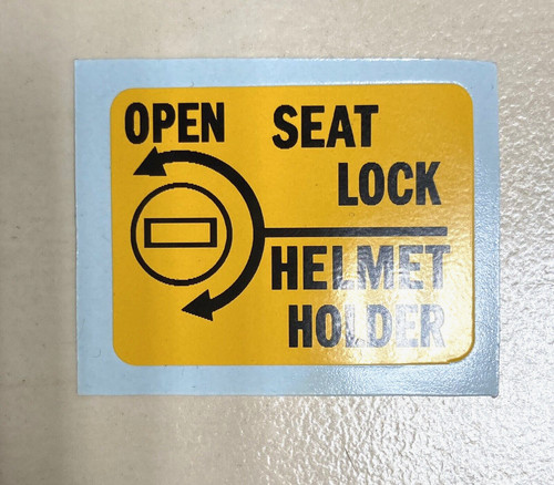 Honda ns400r seat - lock, helmet