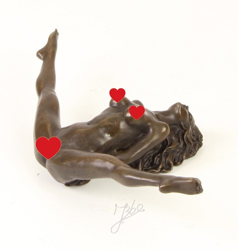 Bronze sculpture naked dancer - sculpture,