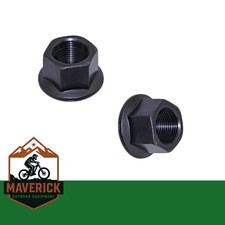 BMX 14mm Flanged Wheel Nuts