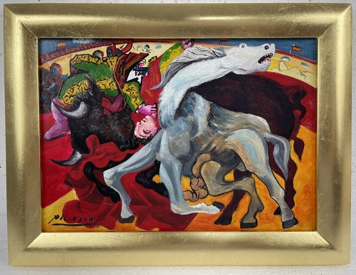 Pablo picasso oil - picasso, cardboard