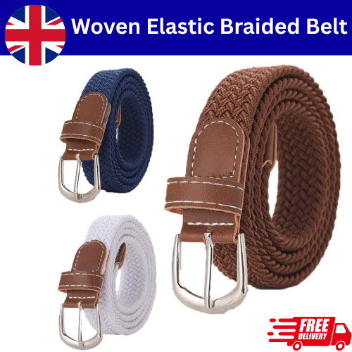 1pc woven elastic braided - 1pc, belt