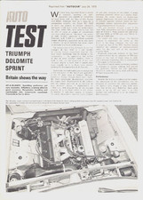 Triumph Dolomite Sprint Road