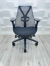 Fully Loaded HERMAN MILLER SAYL Office Chair in Black 4D Arms Lumbar Support
