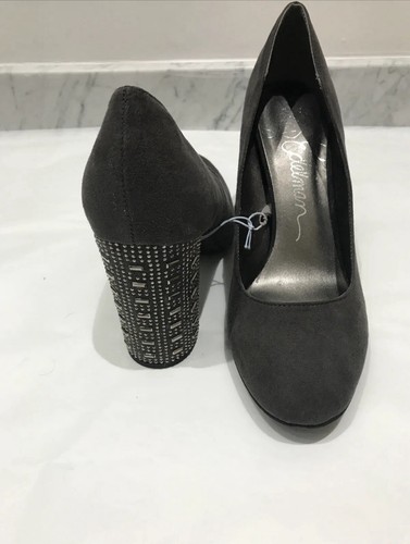 Libby edelman grey real suede - libby,