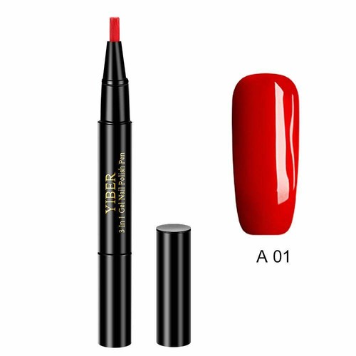 Gel polish nail pen one - one, step