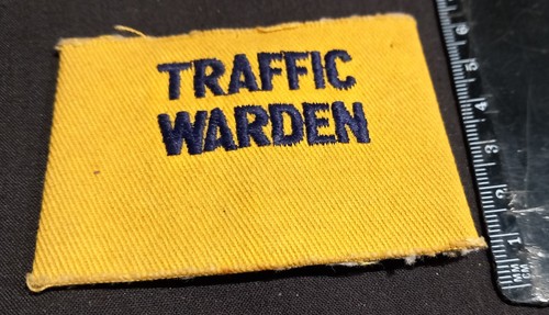 Traffic warden shoulder - warden,