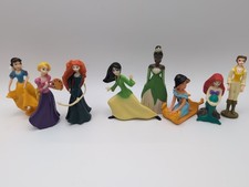 DISNEY PRINCESS CAKE TOPPERS x8