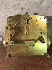 035a  Vintage British Westminster Chiming Mantle Clock Movement Spares or Repair