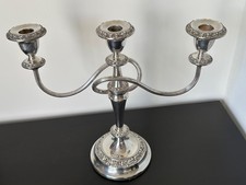 Vintage silver-plated candelabra & original box - by Ian Heath IANTHE