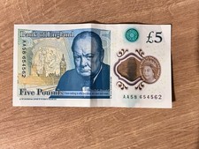 Bank of England £5 Five Pound