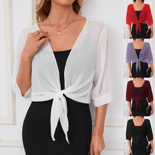 Lady lace chiffon neck - lace-up,