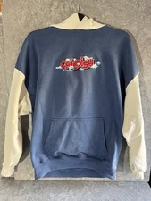 Childish Theme Park Hoodie Blue Size Medium TGF Popcorn Sleeve Great Condition