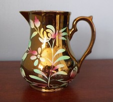 Vintage wade copper lustre jug - copper,