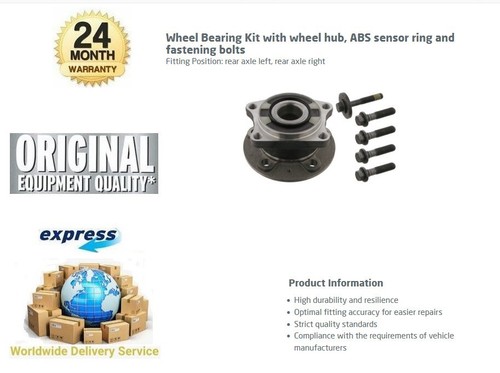 Rear axle wheel bearing - rear,