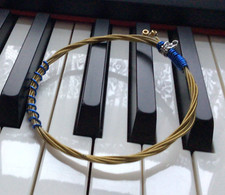 UNIQUE Acoustic Guitar String BRACELET guitarist gift FOLK ROCK STEAMPUNK size D