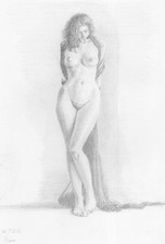 Erotic nude drawing - erotic,
