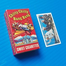 1969 CHITTY CHITTY BANG BANG CAR SWEET CIGARETTE PACKET FILM BOX PACK + GUM CARD