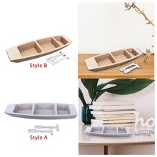 Wooden Boat Bookcase Decor