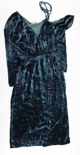 Zara women green velvet - green,