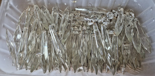 Large lot 100 vintage crystal - vintage,