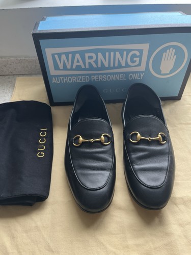 Gucci brixton black leather - gucci,
