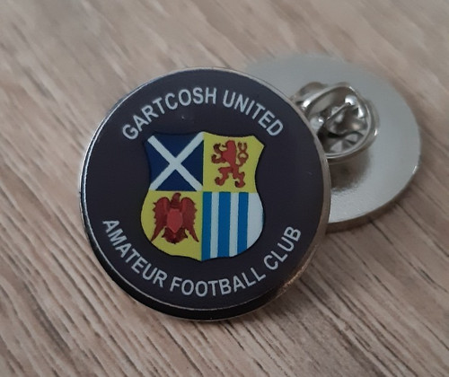 Gartcosh united afc pin badge - gartcosh,