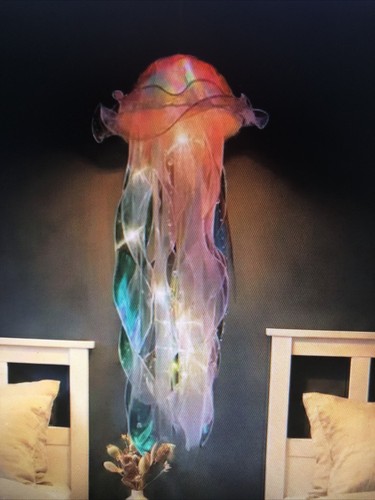 Whimsical led jellyfish lamp - led,