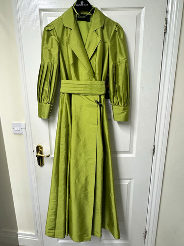 Couture club green 100 silk - couture,