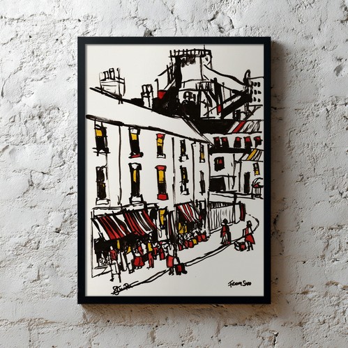 Original northern art unframed - original,