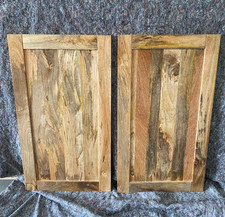 Solid Mango Wood Fridge Freezer/Larder Door Pack (E579)