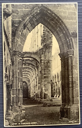 Fountains abbey 1947 - abbey,