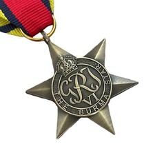 British WW2 Burma Star Campaign Full Size Repro Medal Military Award
