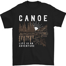Canoe Adventure Canoeing Kayak Kayaking Mens T-Shirt 100% Cotton