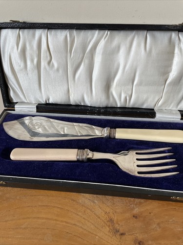 Vintage boxed set faux bone - vintage,