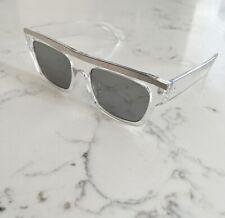 Classy Designer Mirrored Frame Celebrity  Luxury Elegant Square Sunglasses
