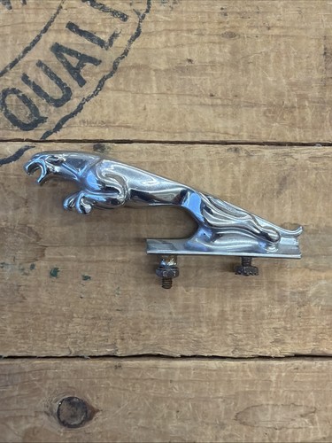 Jaguar chromed hood ornament - jaguar,