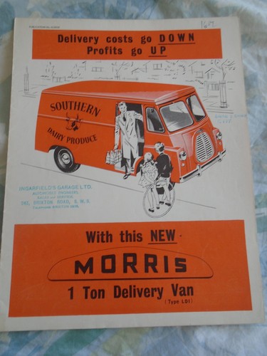 Morris ton delivery van - morris,