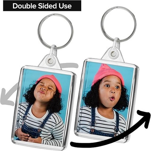 Personalised photo keyring - p6,
