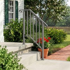 Wrought iron handrail picket - handrail,