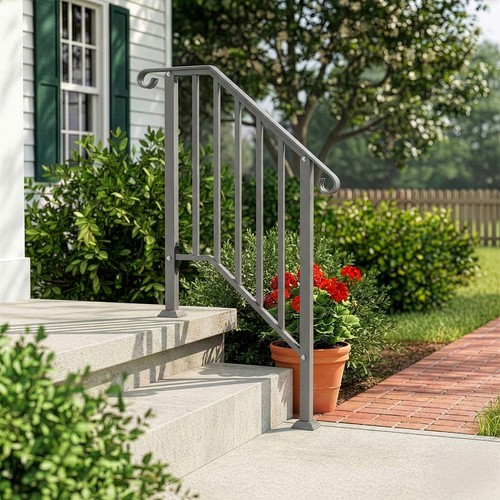 Wrought iron handrail picket - handrail,