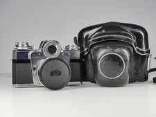 ZEISS CONTAREX BULLSEYE 35MM FILM MANUAL CLASSIC SLR CAMERA  50MM F2 PLANAR LENS