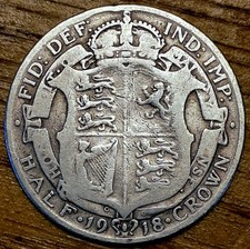 1918 King George V Half Crown