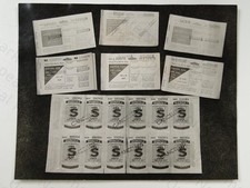 UK Petrol Ration Books Coupons