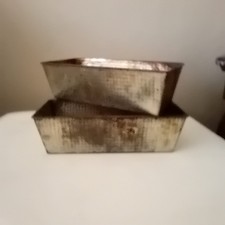 Vintage bread tin fruit - vintage,