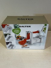 Salter Spiralizer Vegetable Fruit Slicer with 3 Blades Healthy Eating New Boxed