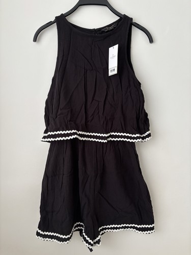 Lipsy black playsuit with - playsuit,