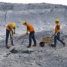 FG27  3 x Workmen Figures