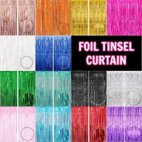 Foil fringe tinsel - 2m-3m,