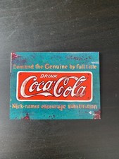 Vintage DRINK Coca Cola Fridge