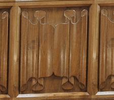 Dolls House Wallpaper Wainscot